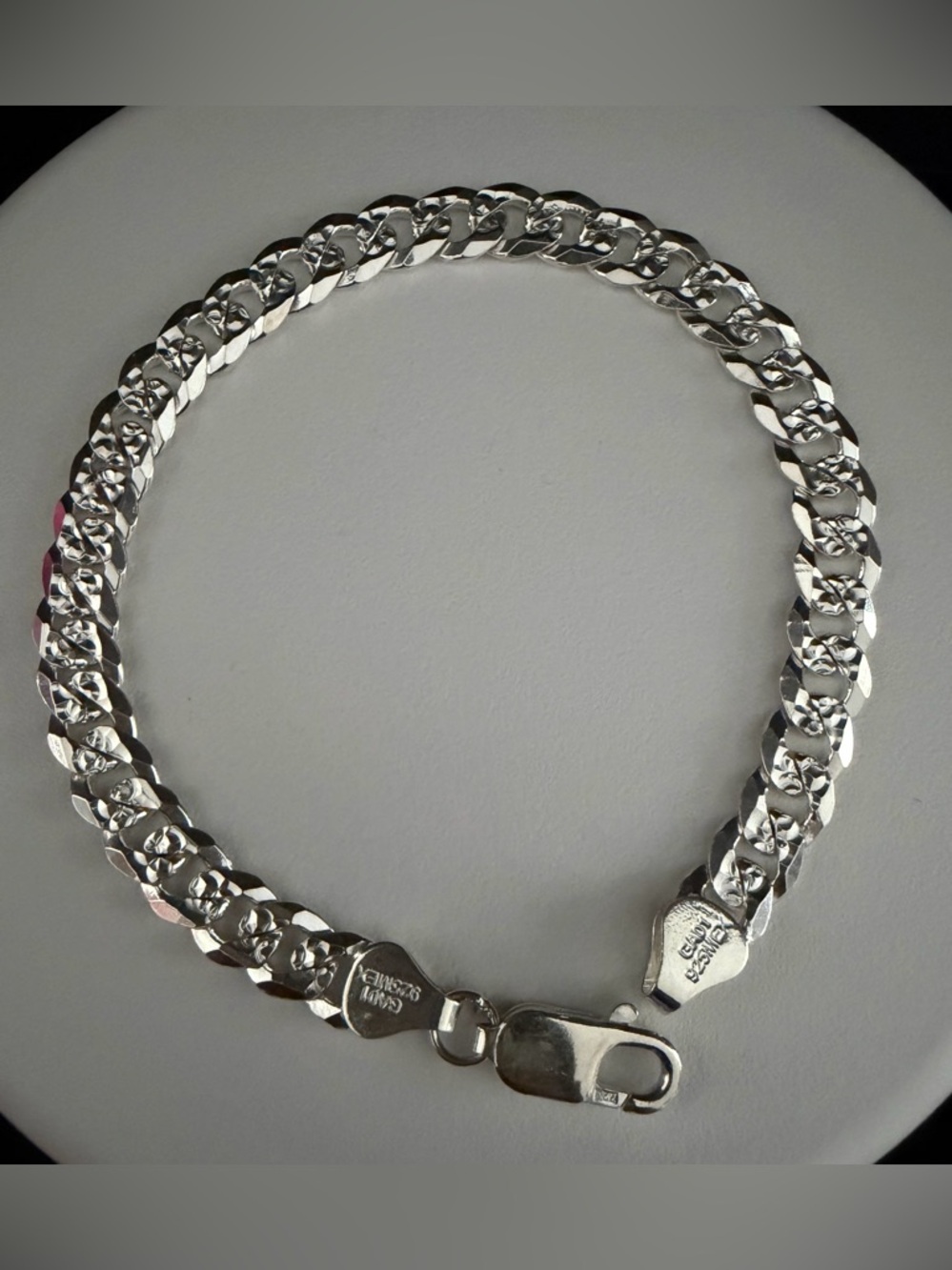 Sterling Silver 925 men’s Bracelet,15 grams.